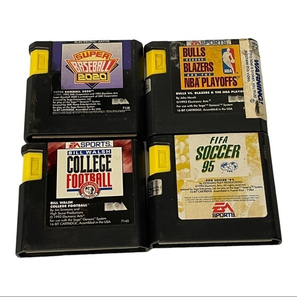 Sega Genesis lot‎ of 4 games Sports - Picture 1 of 3